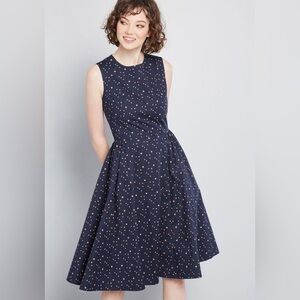ModCloth Brilliantly Bold Star A-Line Dress